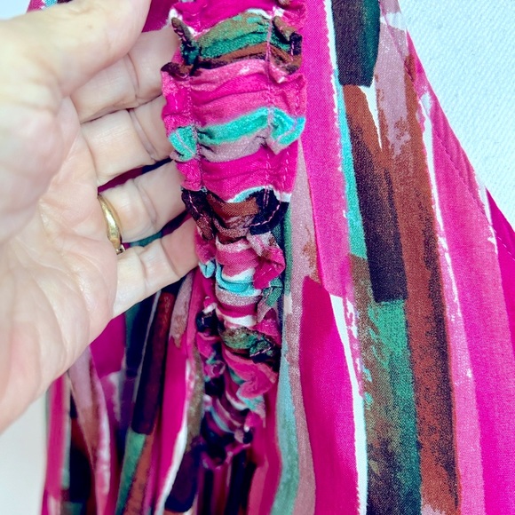 JODIFL Boutique Striped Blouse Size M - Picture 5 of 8